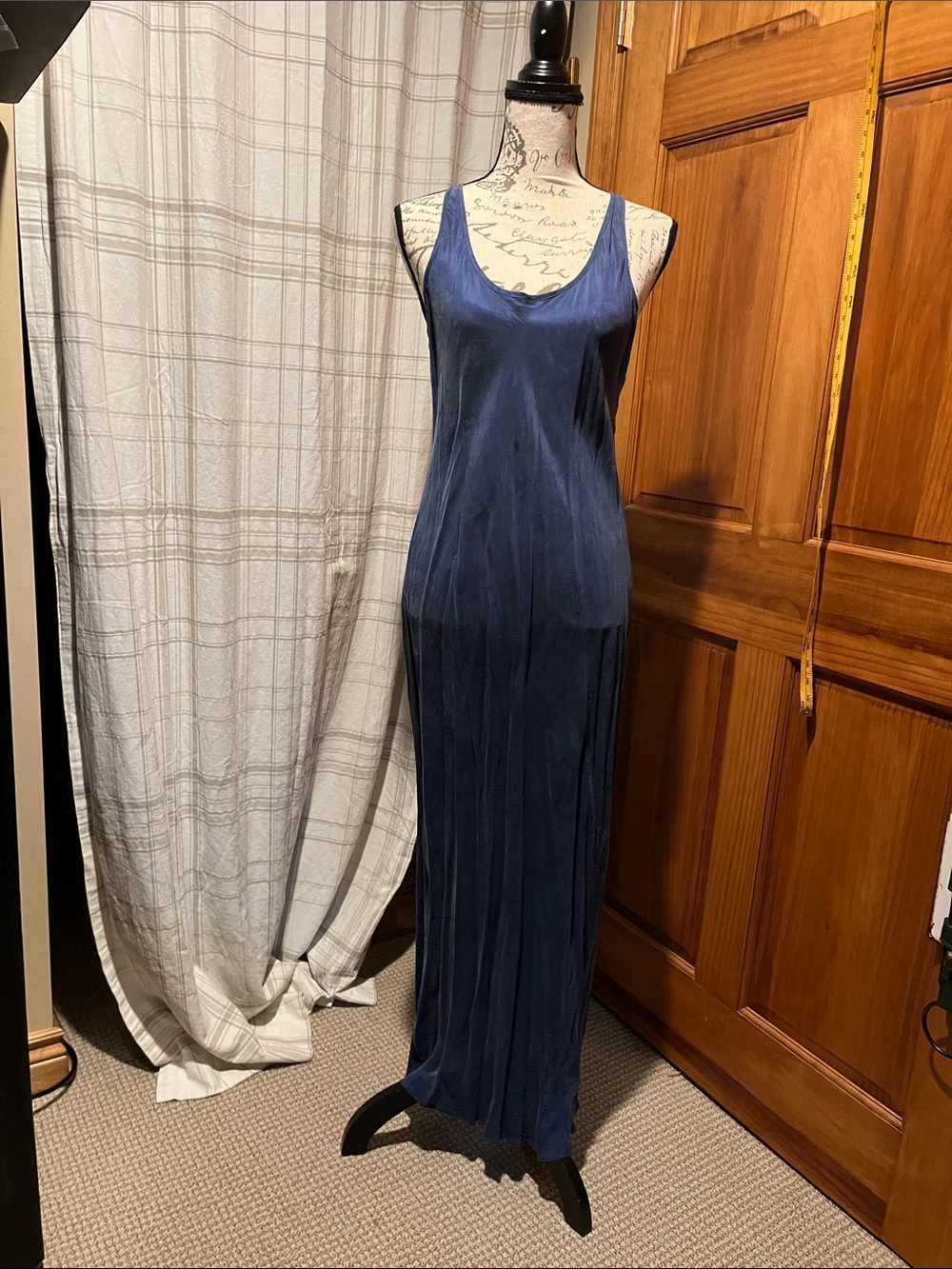 J. Crew Womens Navy Blue Slip Maxi Dress